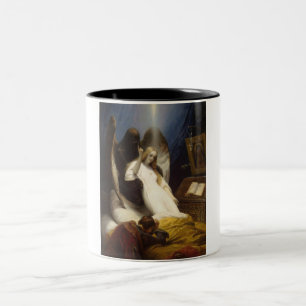 Engel des Todes (Gehe zum Himmel) (Horace Vernet) Zweifarbige Tasse