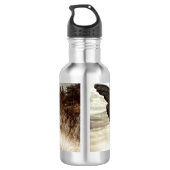 Engel des Unglücks Edelstahlflasche (Rückseite)