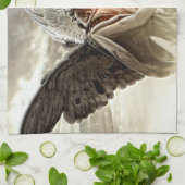 Engel des Unglücks Geschirrtuch (Gefaltet)