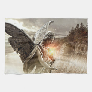 Engel des Unglücks Geschirrtuch