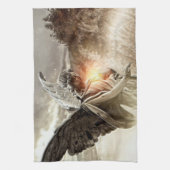 Engel des Unglücks Geschirrtuch (Vertikal)