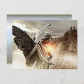 Engel des Unglücks Postkarte (Vorne/Hinten)