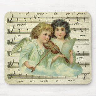 Engel des viktorianischen Weihnachtsfestes mit Vio Mousepad