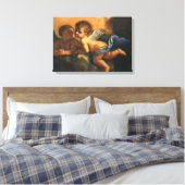 Engel Detail, Schutzheilige von Modena von Guercin Leinwanddruck (Insitu (Schlafzimmer))