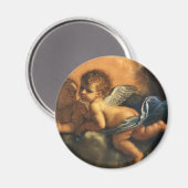 Engel Detail, Schutzheilige von Modena von Guercin Magnet (Vorderseite/Rückseite)