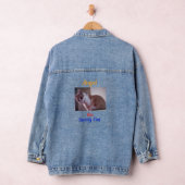 Engel die freche Katzen-Denimjacke Jeansjacke (Hangar)