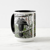 Engel die Krähen-Kaffee-Tasse Tasse (Vorderseite Links)
