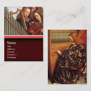 ENGEL, die MUSIK, Detail SPIELEN Visitenkarte