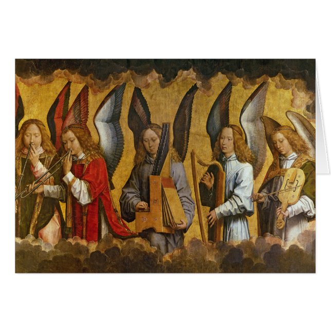 Engel, die Musikinstrumente spielen (Vorderseite (Horizontal))