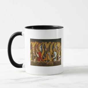 Engel, die Musikinstrumente spielen Tasse