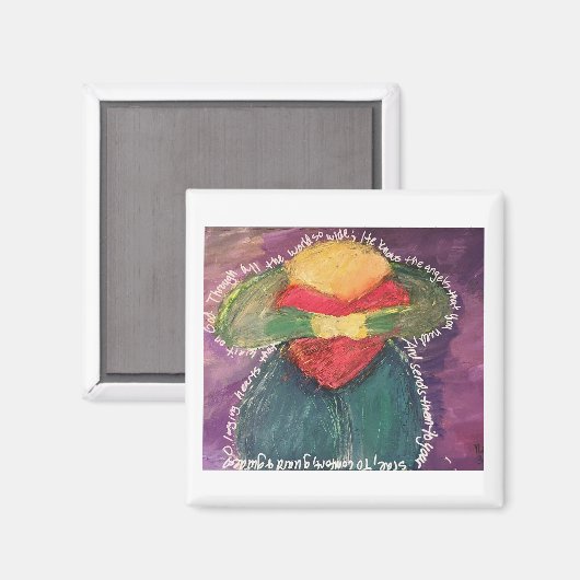 Engel, die Sie brauchen Magnet (Vorderseite/Rückseite)