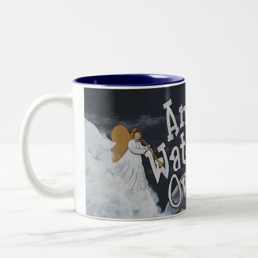 Engel, die über mich Tasse aufpassen (Links)