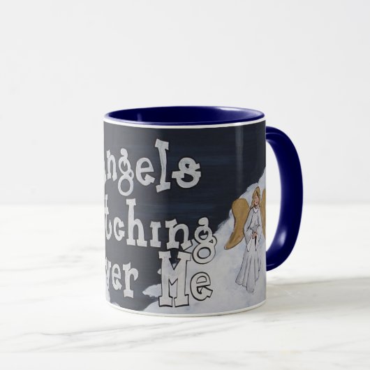 Engel, die über mich Tasse aufpassen (VorderseiteRechts)