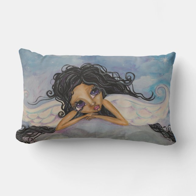 Engel, die über Sie Kissen aufpassen (Vorderseite)