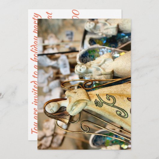 Engel Einladung (Vorne/Hinten)