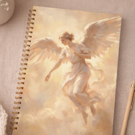 Engel-elegantes spirituelles Schreibjournal Notizblock