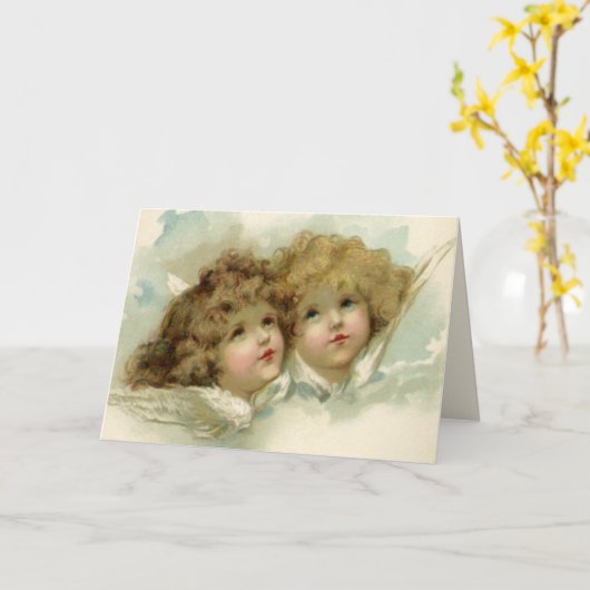 Engel-Engel Karte (Gelbe Blume)