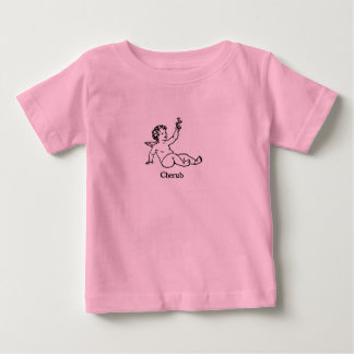 Engel-Engel mit Blume Baby T-shirt
