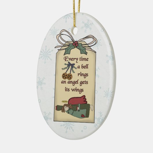 Engel erhält seine keramikornament (Links)