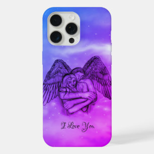 Engel Eros in Liebe , ich liebe dich iPhone 15 Pro Max Hülle