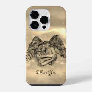 Engel Eros in Liebe , ich liebe dich iPhone 14 Pro Hülle