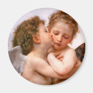 Engel erster Kuss, Bouguereau Magnet