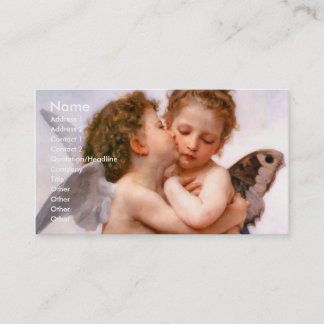 Engel erster Kuss, Bouguereau Visitenkarte