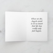 Engel erwarten Gruß-Karte Karte (Innenseite)