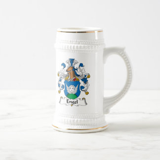 Engel Familienwappen Bierglas