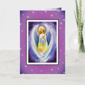 Engel Feiertagskarte (Vorderseite)