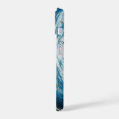 Engel-Fisch-Gleitet-entlang-des-Riffs-iPhone-15-Hü iPhone 15 Hülle (Linke Seite)