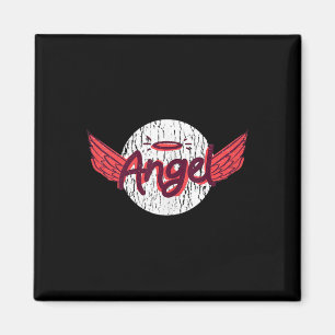 Engel Flügel und Halo Funny für schlechte Mädchen Magnet
