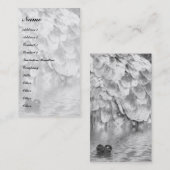 Engel Flügel und Herz! Visitenkarte (Vorne/Hinten)