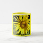 Engel FlyBecause, sie TakeThems… Zweifarbige Tasse (Mittel)