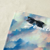 Engel-Frau Flügel Himmelsreligiös Himmel Strandtuch (Beispiel)