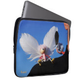 Engel fubby op mijn schouder met uitdagend Monster Laptopschutzhülle (Vorne Rechts)