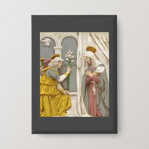 Engel Gabriel Die Verkündigung an Maria Button