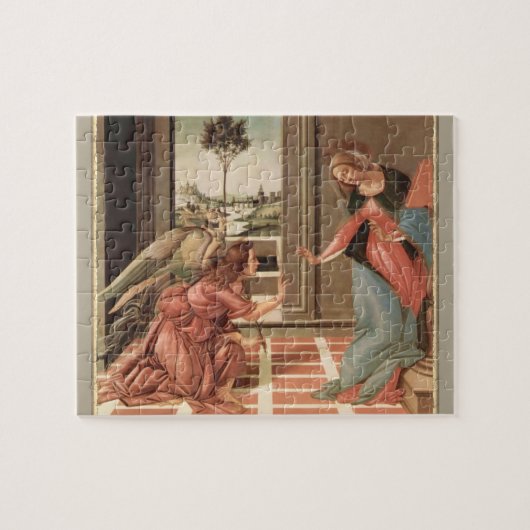 Engel Gabriel und Maria Puzzle (Horizontal)