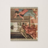 Engel Gabriel und Maria Puzzle (Vertikal)