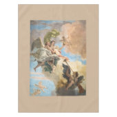 Engel gemalt in der klassischen Art Tischdecke (Vorderseite)