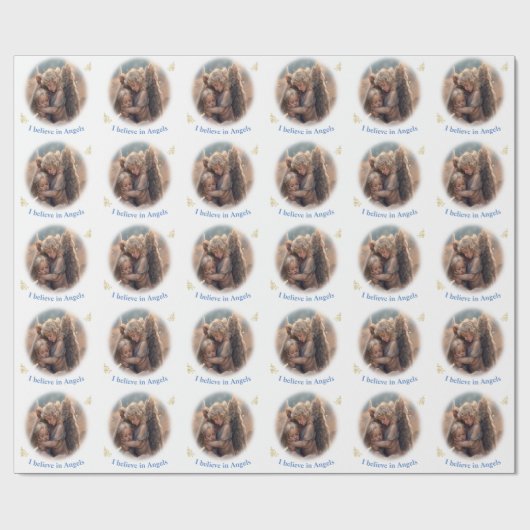 Engel Geschenkpapier (Flach)