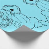 Engel Geschenkpapier (Ecke)