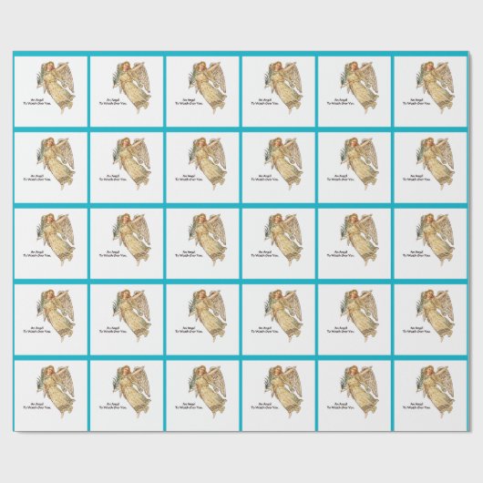 Engel Geschenkpapier (Flach)