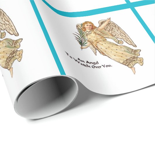 Engel Geschenkpapier (Rolleneckpunkt)