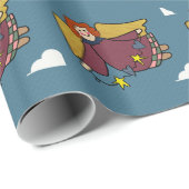 Engel Geschenkpapier (Rolleneckpunkt)