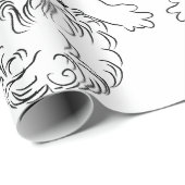 Engel Geschenkpapier (Rolleneckpunkt)