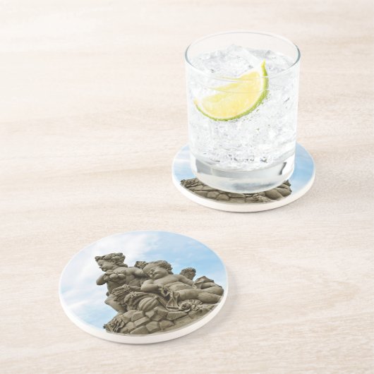 Engel Getränkeuntersetzer (Seite)