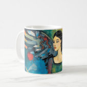 Engel-Glanz-Kunst Kaffeetasse (Vorderseite Links)