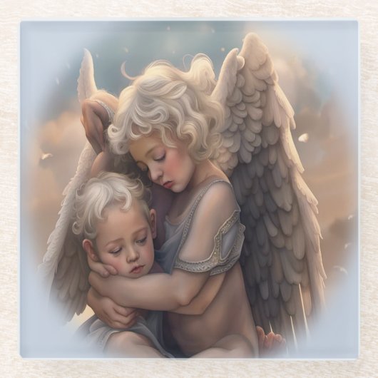 Engel Glasuntersetzer (Vorderseite)