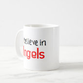 Engel glauben an kaffeetasse (Vorderseite Links)